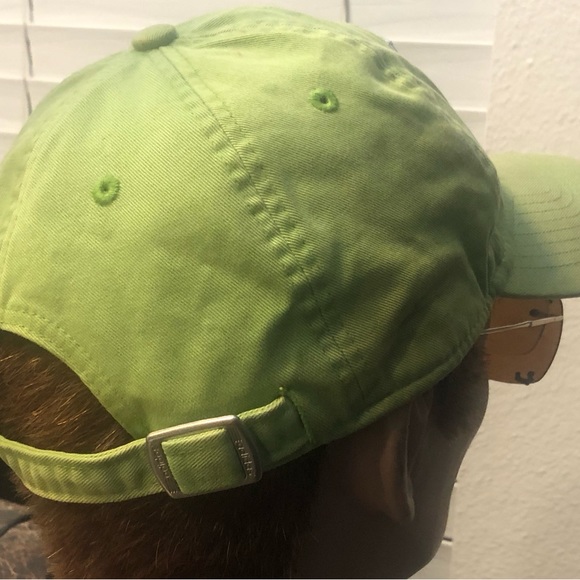 Adidas Seattle Sounders Brand MLS Baseball Hat Lime Green Adjustable Hats - Picture 5 of 11